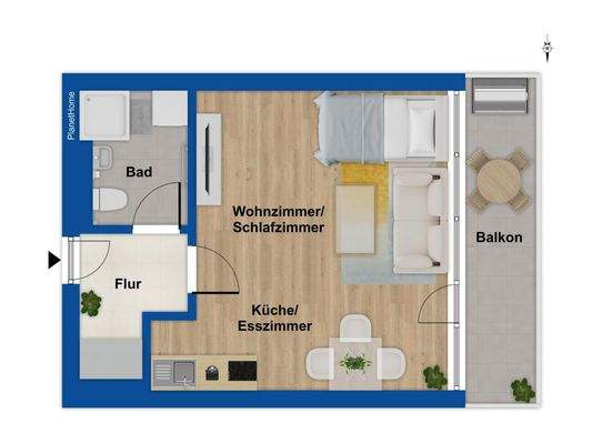 Grundriss 2.Obergeschoss