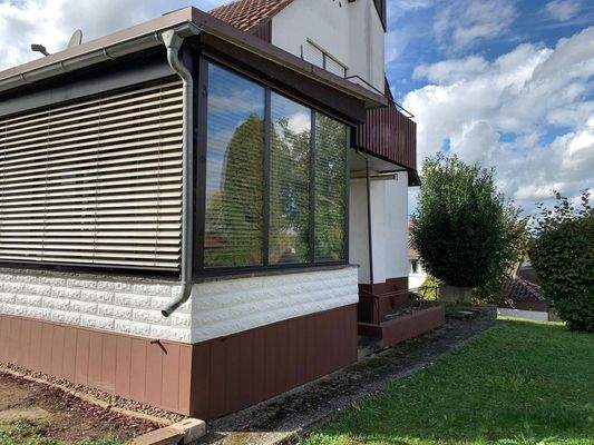 Ansicht hinter dem Haus