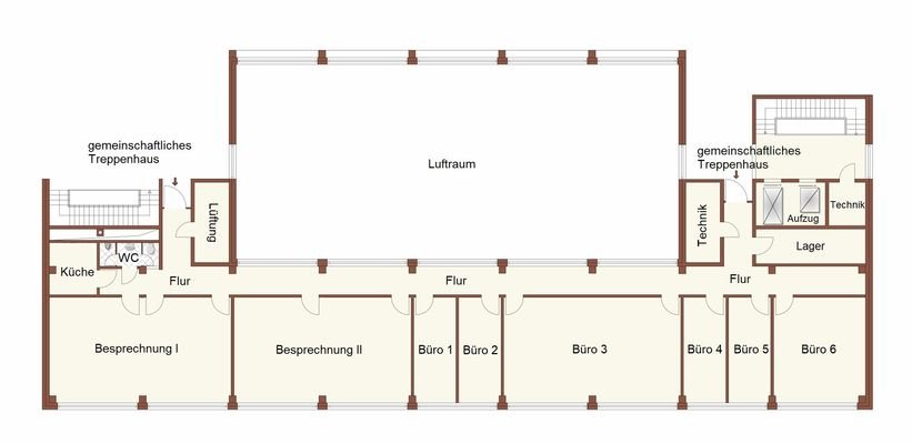 Grundriss Teilfläche im 2. OG