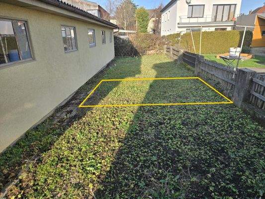 Zugehöriger Küchengarten "Rabattl" für Gemüse, Kräuter und Heilpflanzen