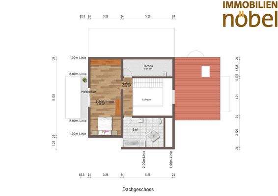 Grundriss Dachgeschoss