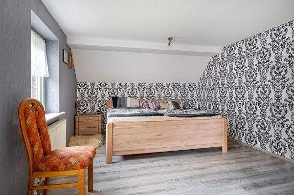 Schlafraum Nr. 3 im Dachgeschoss