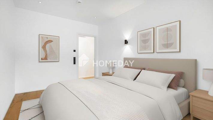 Schlafzimmer 2-Musterfoto (virtuelle Inszenierung)