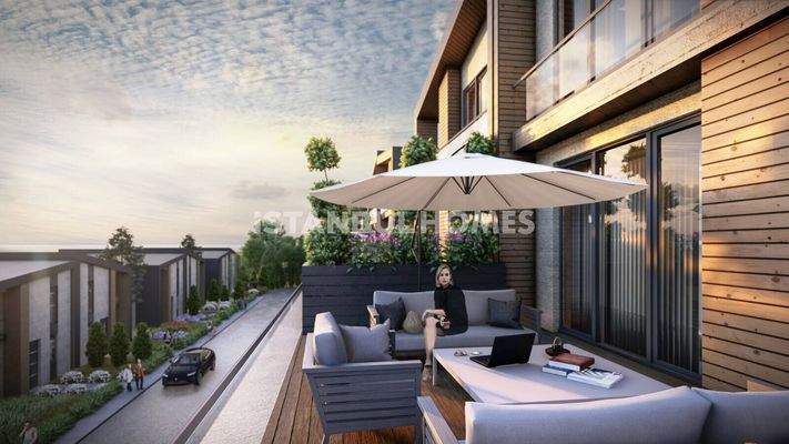 Detached Twin Homes Project in Başakşehir Bahçeşehir