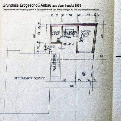 Grundriss Anbau EG in sehr guter Lage, Scheffau am Wilden Kaiser