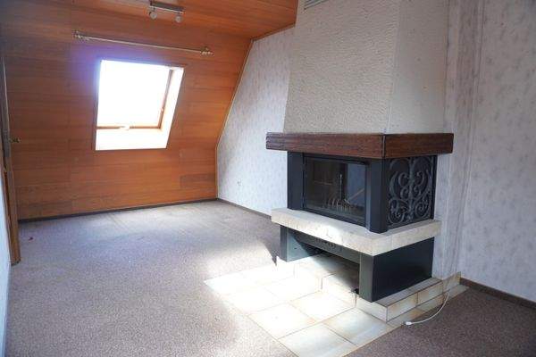 Wohnzimmer im Dachgeschoss