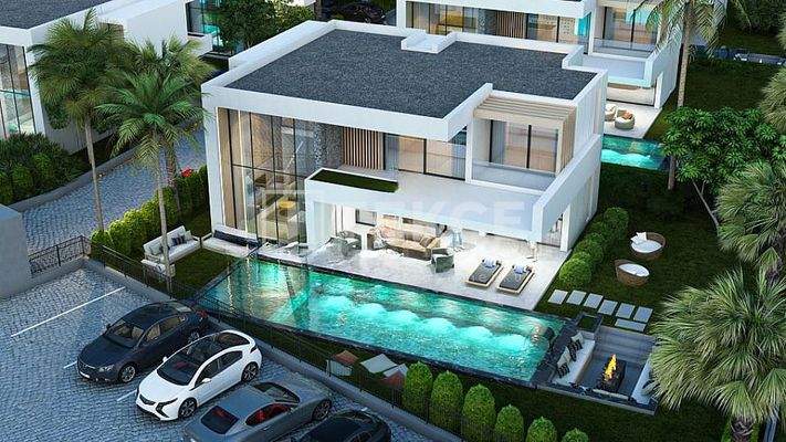 Detached Villas Near Shopping Center in Kuşadası Aydın