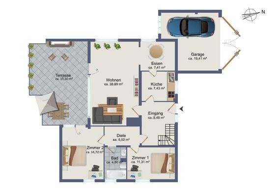 Grundriss Erdgeschoss