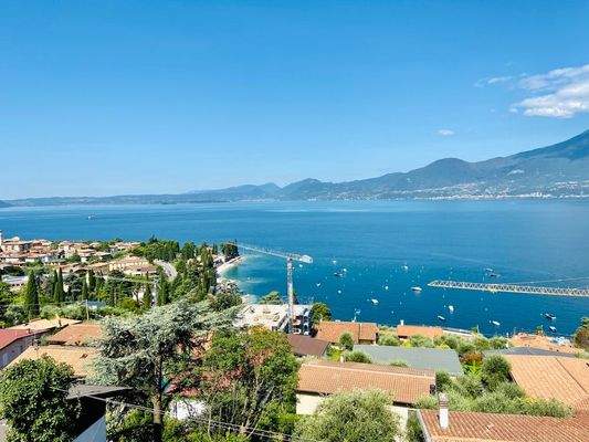Ausblick vom Wohnzimmer - vista lago dal soggiorno