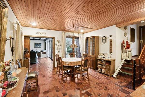 Esszimmer mit Blick Wohnzimmer