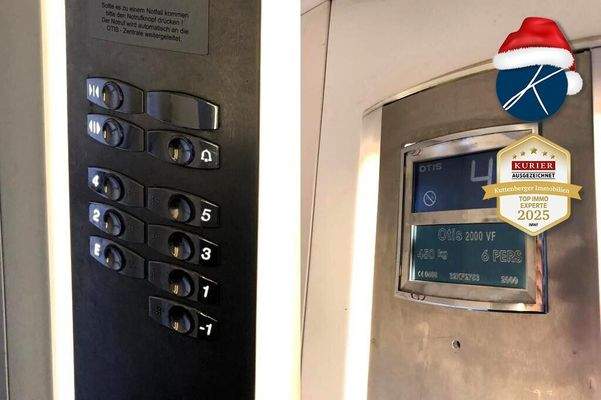 moderner Lift bis in den Keller