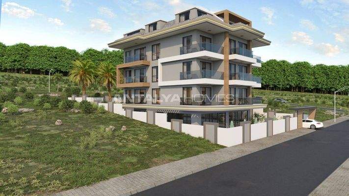 Beautiful Sea View Stylish Real Estate in Antalya Alanya