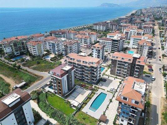 Centrally-Located Flats 100 m from the Sea in Alanya Kestel