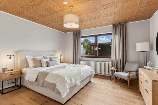 Schlafzimmer I (Einrichtungsbeispiel) im Erdgeschoss  