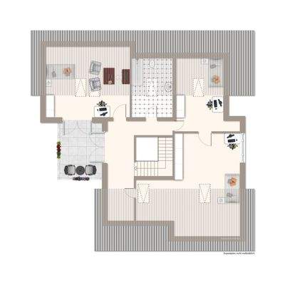 Grundriss des Dachgeschosses