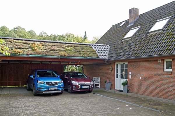 Carport für 3 Autos