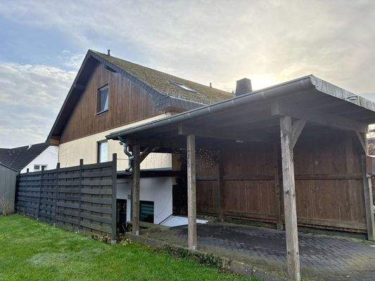 Carport, Zugang Einliegerwohnung