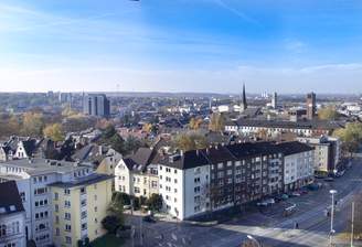 Blick vom Balkon