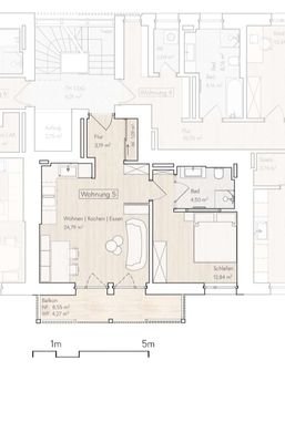 Grundriss Wohnung 5