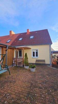 Doppelhaushälfte hintere Ansicht