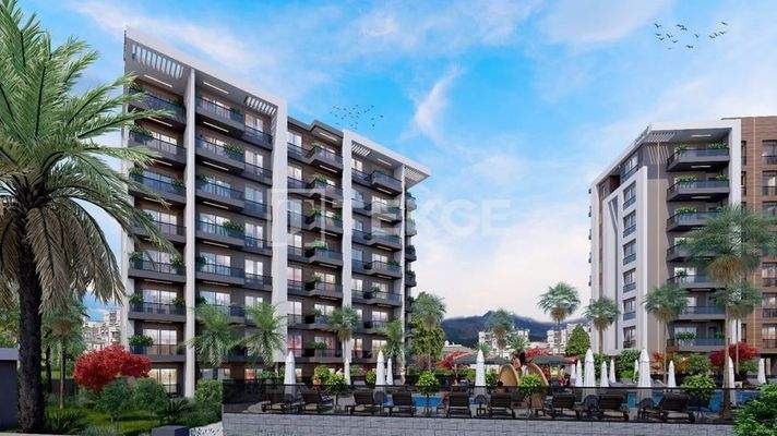 Spacious Apartments in a Secure Complex in Antalya Altintas