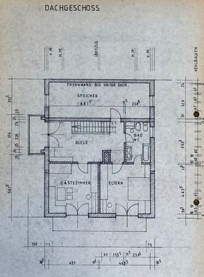 Grundriss Dachgeschoss