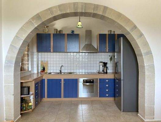 Kreta, Paidochori: Ländliches Steinhaus mit freier Aussicht zu verkaufen