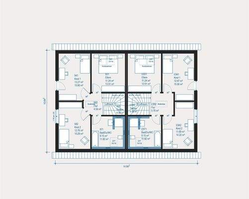 Familienfreundliches Doppelhaus