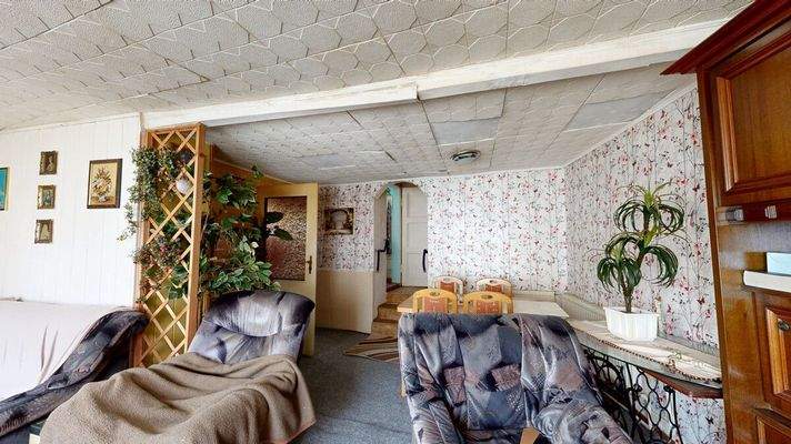 OG Wohnzimmer mit Kamin 