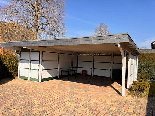 Doppelcarport mit Abstellraum