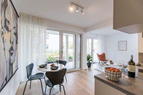 Essbereich mit Möblierung