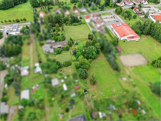 Aufnahme vom gesamten Grundstück