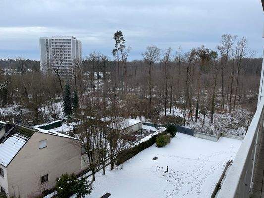 Aussicht vom Balkon Richtung Steinberg 