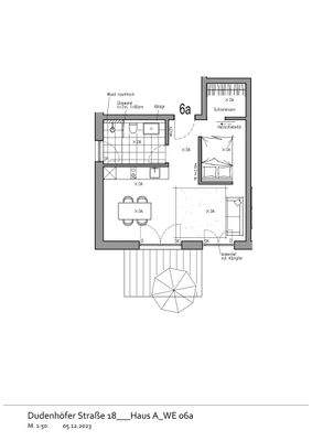 45 m² | OG | 1,5 Zimmer mit Balkon
