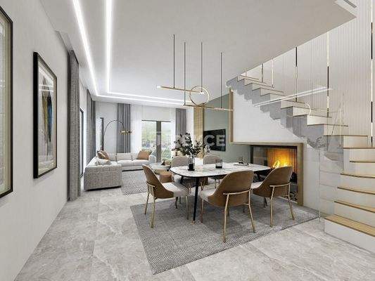 Semi-Detached Villas with Pool in Garden in İzmir Urla