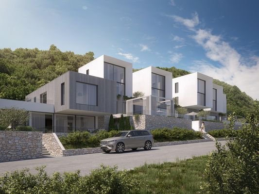 2 - Tivat, Krasici - a contemporary apartment complex with a panoramic sea view