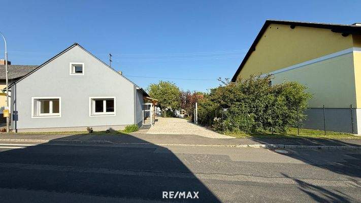 Ansicht von der Straße