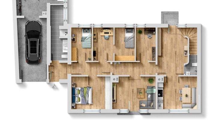 Erdgeschoss (Möbelvorschlag)