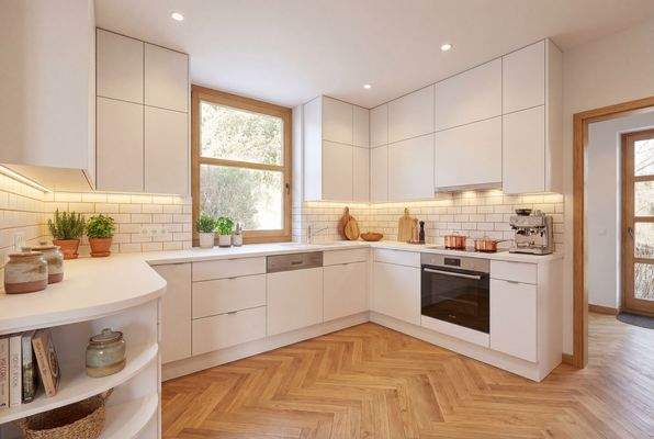 Stilvolle Küche (visualisiert)