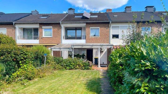 Hausansicht vom Garten