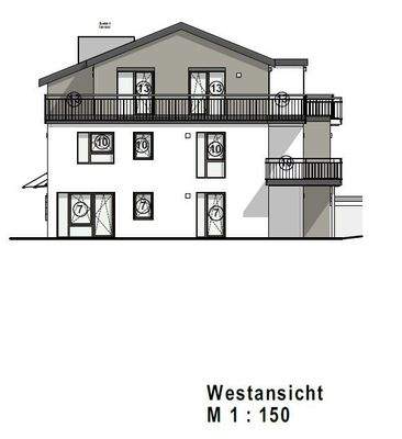 Ansicht Westen