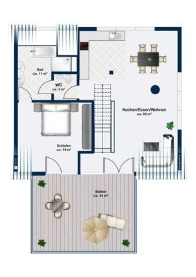 Grundriss OG