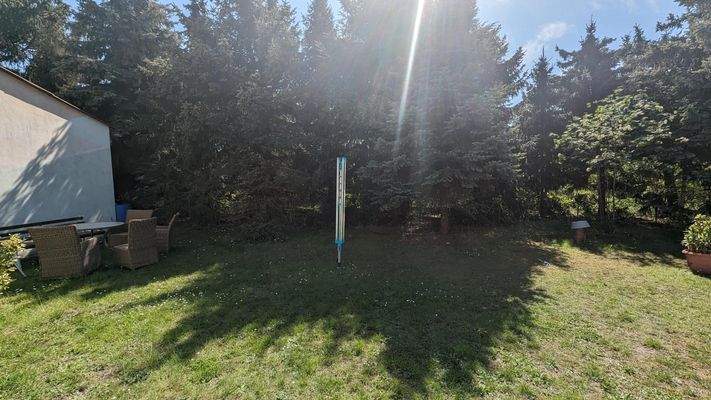 Rasenanlage im Grundtsück