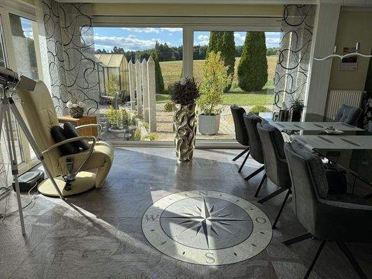 der Essplatz mit Aussicht