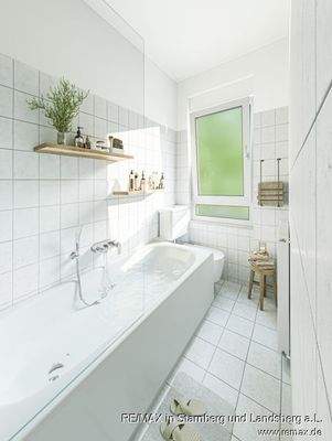 OG Wohnung Bad - digital eingerichtet