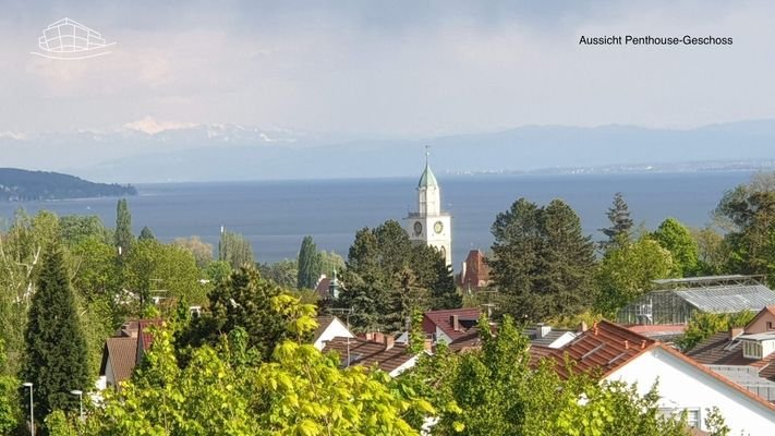 Aussicht aus Penthouse-Etage