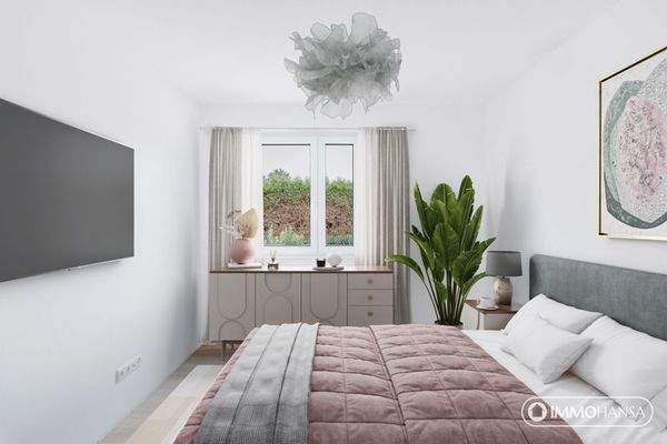 Schlafzimmer visualisiert