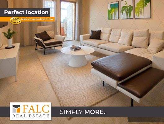 Wohnzimmer digital verarbeitet