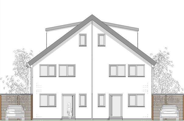 Planung Doppelhaus