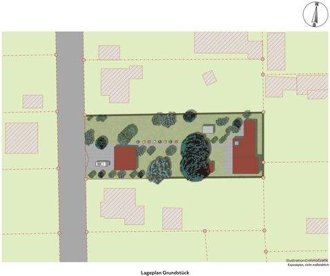 Lageplan Grundstück